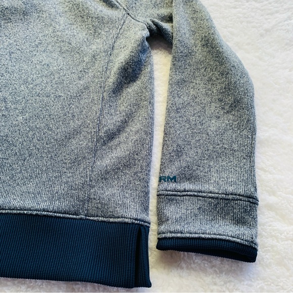 Under Armour Boys Blue & Gray Heather Quarter Button Sweater | YXS - Picture 8 of 8